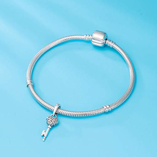 Stars Moon Charm Cross Charm Praying Hands Charms Clover Pendant Sterling Silver Charms for Bracelets 925 Silver Beads for Women's Bracelets & Necklaces Dangle Pendant for Valentine's Day Mother's Day Happy Birthday2