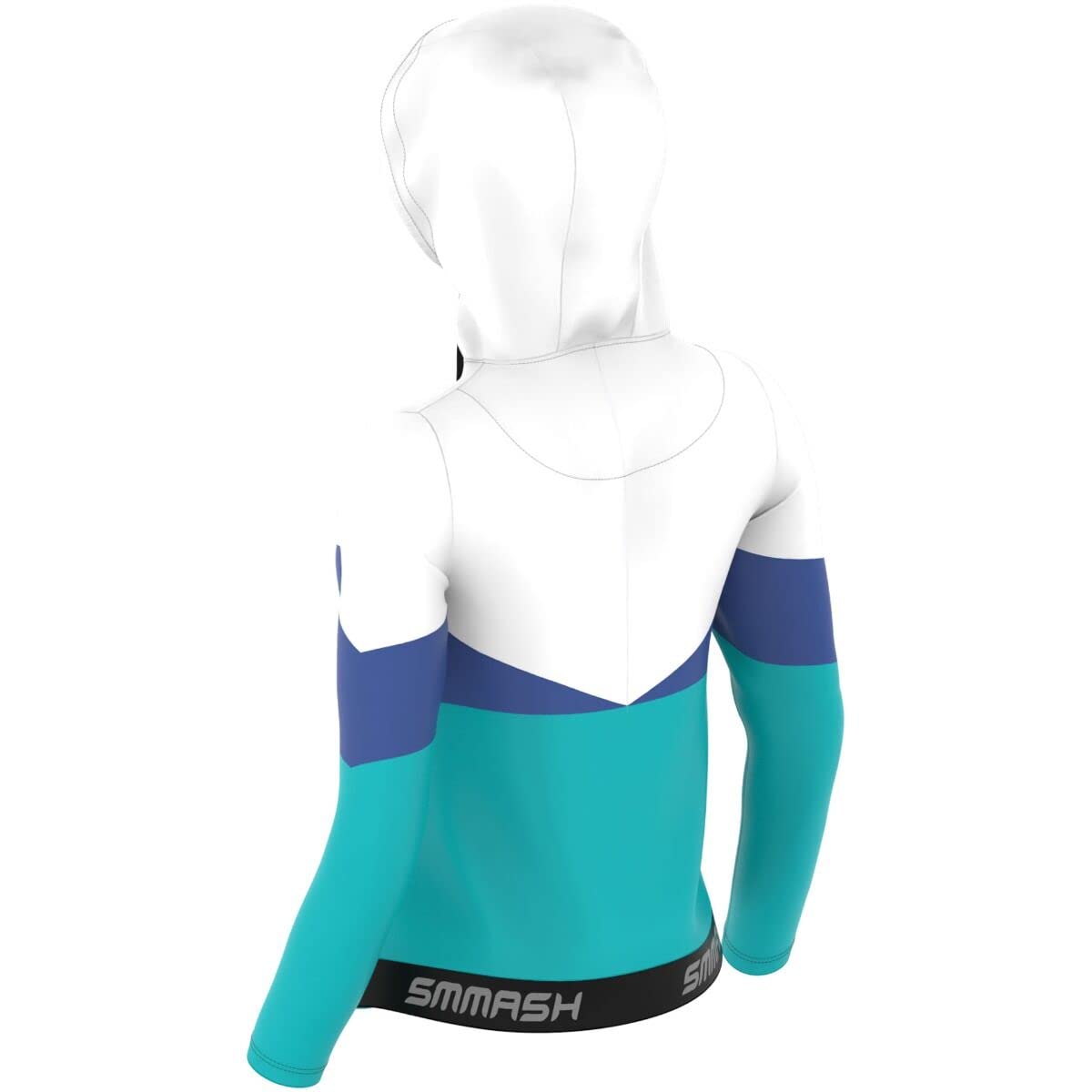 SMMASH Sweat à Felpa con Cappuccio Sportiva per Femme | Longue con poches Haut de Course à Manches | Sweat Allenamento Universale et Streetwear | Prodotto in Europa