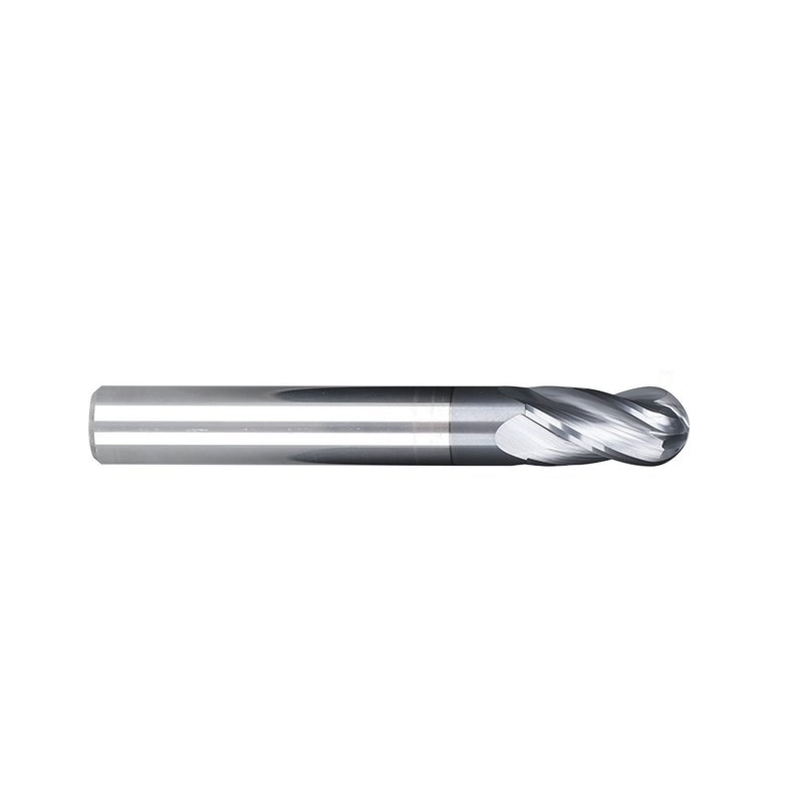 Broca De Fresado En Espiral De Carburo De Punta De Bola De 4 Flautas, Herramienta De Fresado CNC, Broca De Enrutador,R7x14x28x100x14D