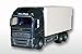 EMEK -89113 - VOLVO FH GL 3-achsiger Koffer-Lkw mit Hubbühne, schwarzes Fahrerhaus, Maßstab 1:25