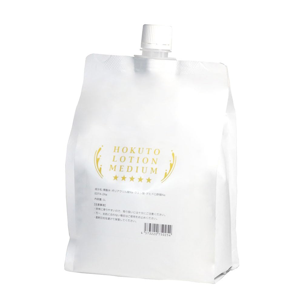 HOKUTO ローション 粘度 ミディアム 業務用 大容量 1L パウチタイプ ろーしょん オナホローション オナホール