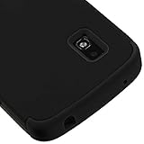 MYBAT LGE960HPCTUFFSO001NP Premium TUFF Case for LG Nexus 4 E960 - 1 Pack - Retail Packaging - Black