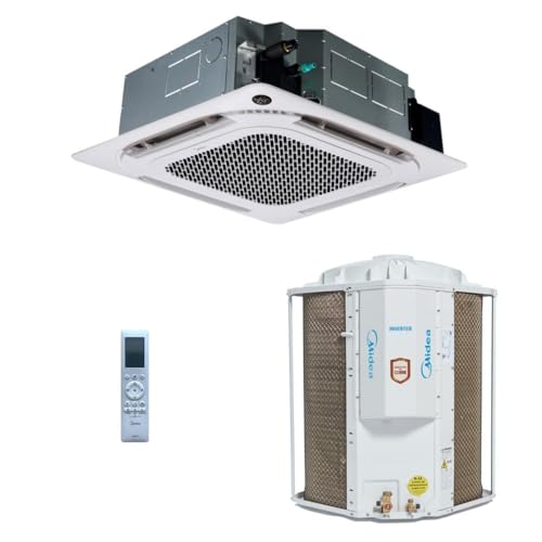Ar Condicionado Cassette Midea 4 Via Inverter 24.000 BTU Frio 220v R-32