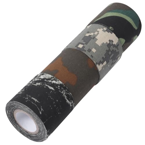 Bande adhésive cohésive non tissé camouflage UPKOCH 4 pièces