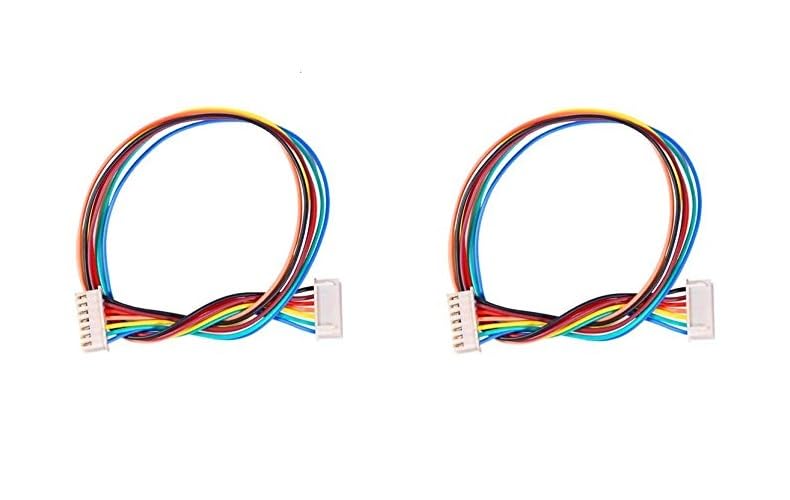 7 Pin JST-XH Double Side Female Polarized Header Wire - Pack Of 2