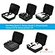 JSVER Tasche für Meta Quest 3S/Quest 3/Quest 2, Eva Case Hülle 3D VR Headset Tragetasche Für Meta Quest 3 /Quest 2/Oculus Go Controller Zubehör Gamepad Fernbedienung Hart Reise tragen Fall