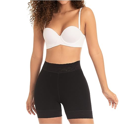 Image of M&D Fajas Colombianas Butt Lifting Shorts Levanta Gluteos Colombianos Black M