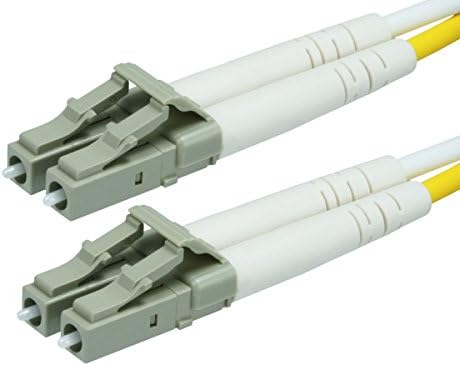 Monoprice Fiber Optic Cable - 50 Meter - Orange | LC/LC, OM1, Multi Mode, Duplex (62.5/125 Type)