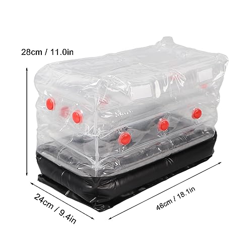 Mushroom Monotub Kit, Inflatable Mushroom Nursery Kit with Drain Port Mushroom Monotub Fruiting Chamber for Home Patio Garden - Image 3