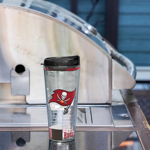 Image of Rico Industries NFL Football Double Wall Classic 16oz Or 20oz Tritan Tumbler W Lid