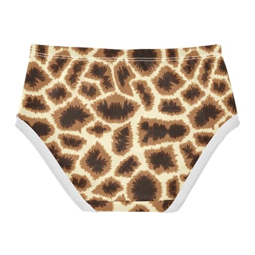 Little Girl Underwear Toddler Panties Kids Undies Giraffe Print Soft Cotton Briefs 2T-8Y2