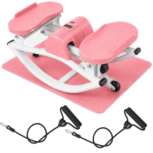 Image of Rock Fitness Stepper, Portable Step Rocker Side to Side at Home, Aerobic Workout Machine Fitness Equipment Suitable for Apartment and Dormitory