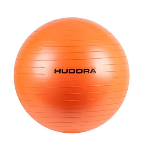 HUDORA Gymnastikboll, orange, 65 cm – fitnesboll – 76756