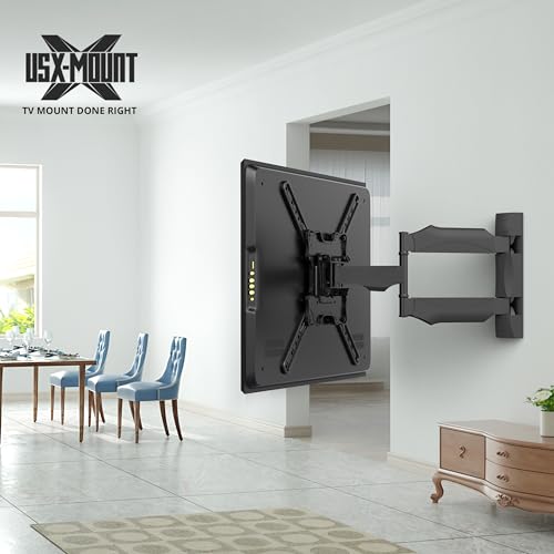 image for USX MOUNT Full Motion TV Wall Mount Bracket for Most 32-60 Inch TVs Up