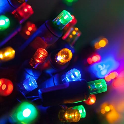 Image of MoonlitDreams LED String Lights, 24 Multicolor Pixel Fairy Lights with Flexible Copper Wire, Bright Decorative Lights for Diwali, Home, Wedding & Party Decoration, Pack of 1