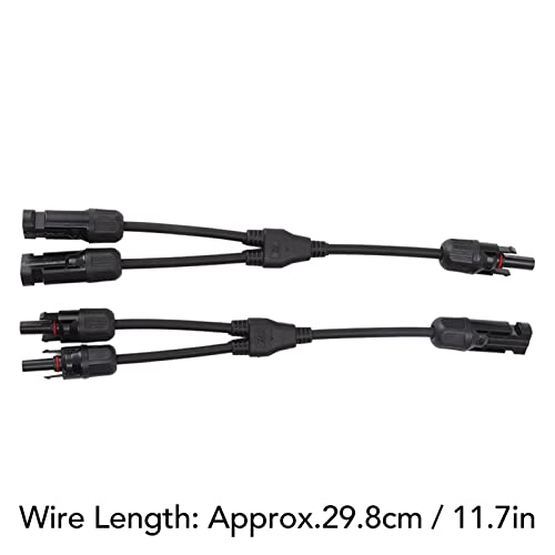 Conectores Solares de Ramificação Y, PC PA 1 a 2 Divisores Fotovoltaicos Conectores Anticorrosivos 1