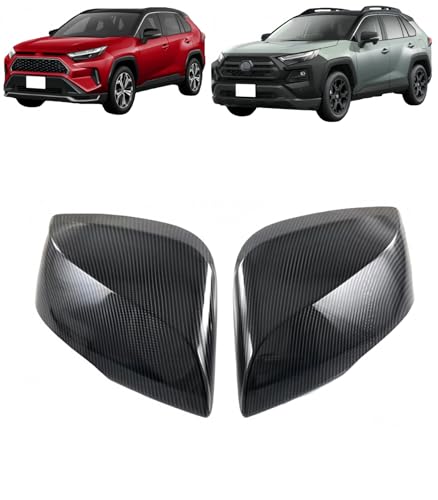 Ovhdriac �V�^ RAV4 �ܑ�� 50�n �ɓK�� 2019~2024�N �T�C�h�~���[ �J�o�[ �A�E�^�[�o�b�N�~���[�p�l�� �h�A�~���[�v���e�N�^�[ �O�� �J�X�^�� �p�[�c For RAV4 ��p�݌v (B,�J�[�{����) [���s�A���i]