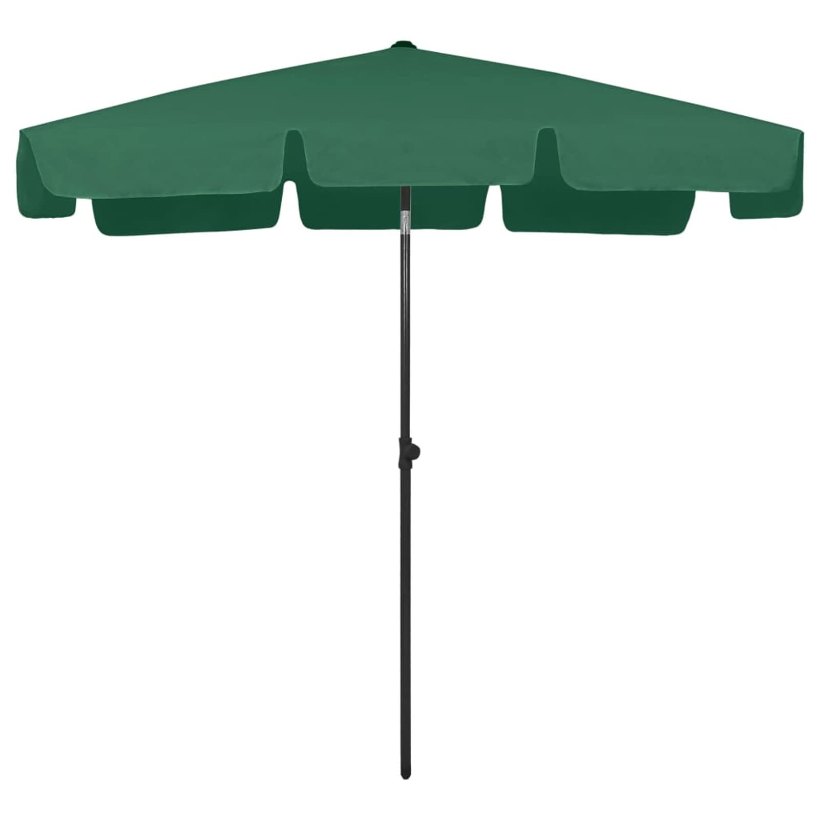 Parasol Parasol de Jardin Exterieur Parasol Balcon Parasol Store Exterieur Terrasse Parasol de Plage Vert 200x125 cm