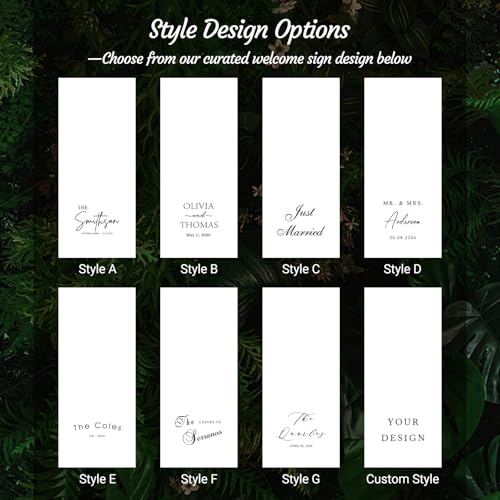 Image of Custom Wedding Table Sign, Personalized Fabric Wedding Banner Table Decor | Mr & Mrs Canvas Sweetheart Table Decor, Wedding Sign for Table, Wedding Welcome Sign, Customized Table Runner with Name