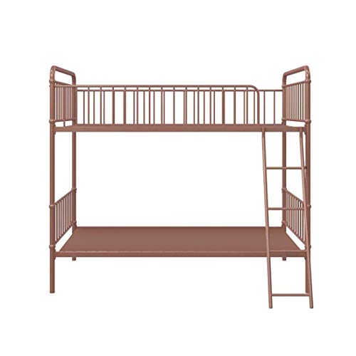 Image of APRODZ Marks Twin Bunk Bed (Metal - Gold Powder Coated)