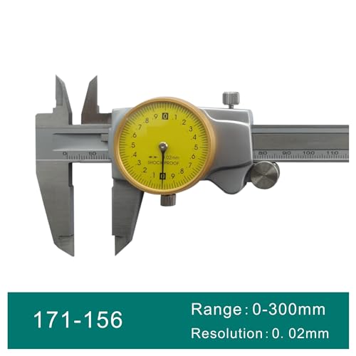 Calibre vernier con esfera 171-156 para mediciones precisas sin fallos de batería 2