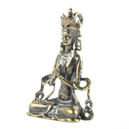 Aesthetic Mini Copper Buddha Figure Enrich Your Home or Office Ambiance