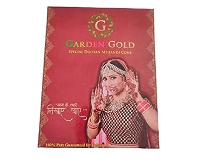 Garden Gold Special Dulhan Pack of 12 Mehandi Cone(25gm) - Pack of 3