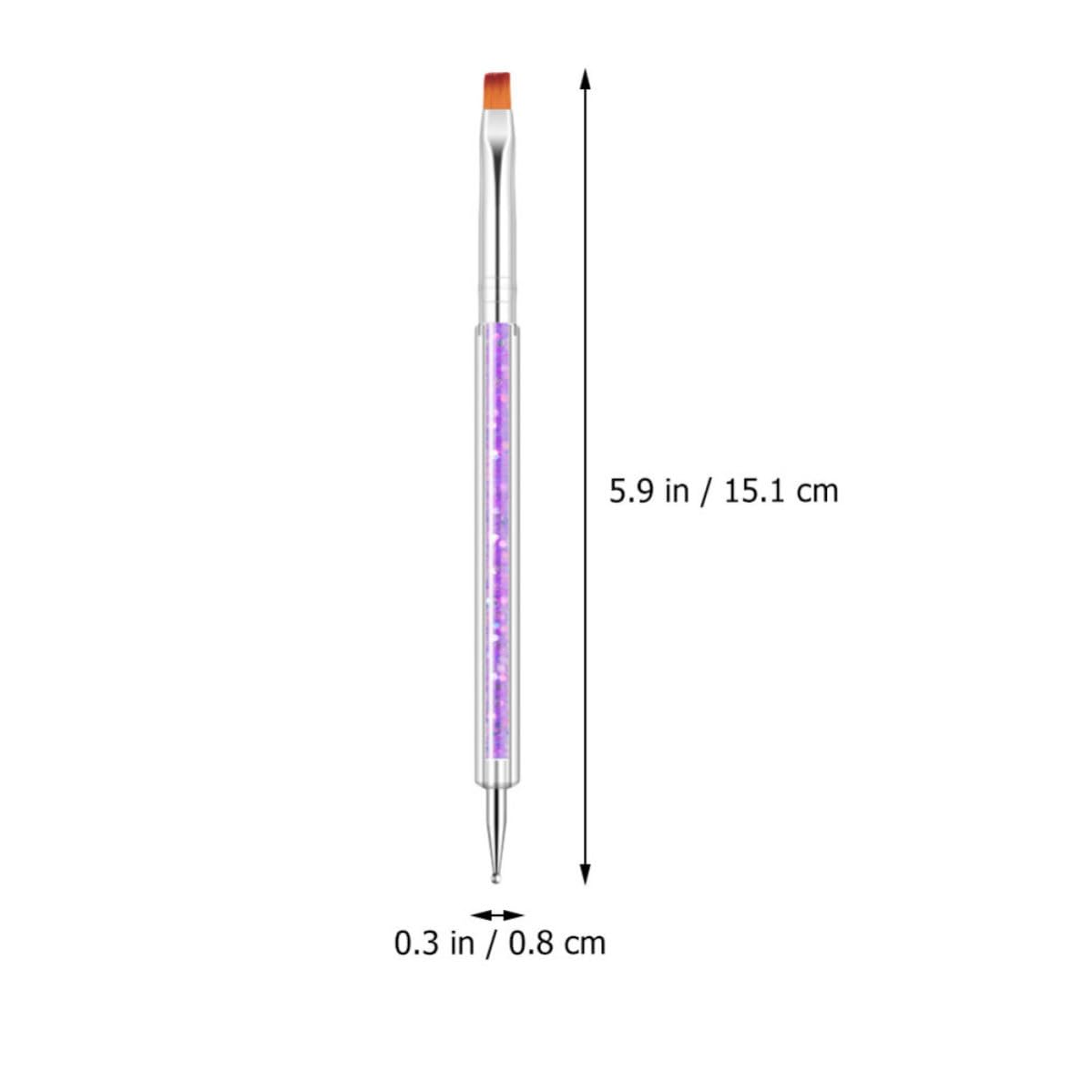 Double-ended Nail Art Pens Set 8 Pieces (5 Double-ended + 3 Single-ended) Professional Dotting Tools for Nail Design for Home Manicure