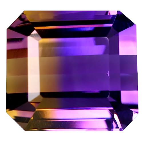 Amétrine du Brésil violette et jaune pour bague sur mesure