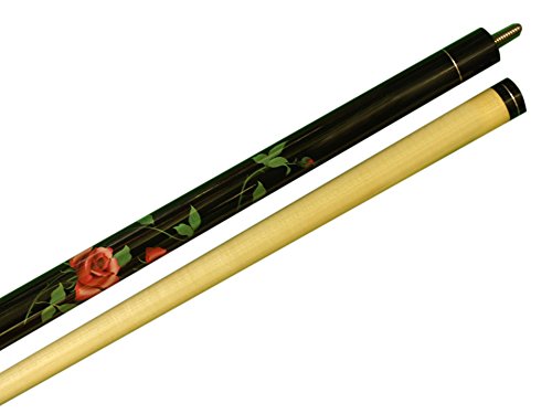 Taco de billar con diseño rosa negra 58 pulg miniatura 7