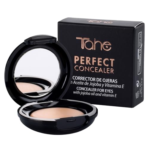 Tahe Concealer Perfect Corrector de Ojeras Compacto, Cobertura e...