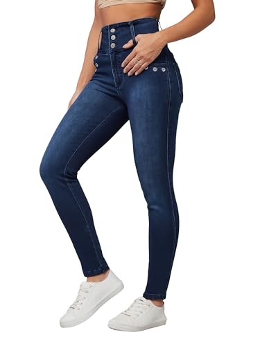 Image of Dolce Crudo Distressed High Rise Skinny Jeans for Women