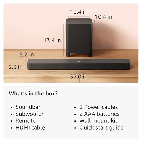 Amazon Fire TV Soundbar Plus with subwoofer (newest model), 3.1 channel, Dolby Atmos, DTS:X, clear dialogue - Image 5
