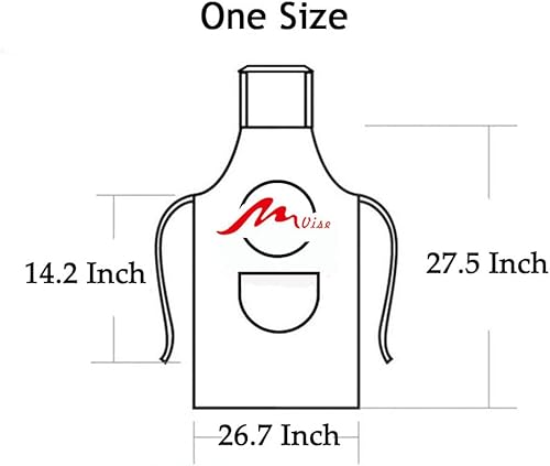 Miniatura 2 de Delantal de cocina personalizado personalizado con logotipo de texto para mujeres y hombres delantales