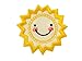 Produktbild Mono-Quick Bügelbild Aufnäher Patch Applikation zum Aufbügeln Sommer Sonne gelb 3,5 cm