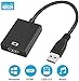 Produktbild OZRY USB 3.0 zu HDMI Adapter, USB 3.0/2.0 zu HDMI 1080P Full HD (Stecker zu Buchse) Video Audio Multi Monitor Konverter