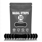 Nasal Strips for Snoring (30 Count),Nasal Strips for Breathing,Stop Snoring,Oil & Sweat Proof High-Adhesive Patch,Better Sleep & Anti Snore,Gentle On Skin,Clear Airways
