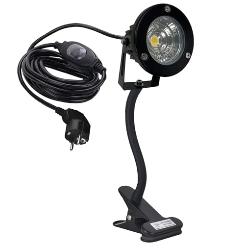 Spot LED d'extérieur col de cygne étanche IP65 pour en finir avec le manque de lumière au garage