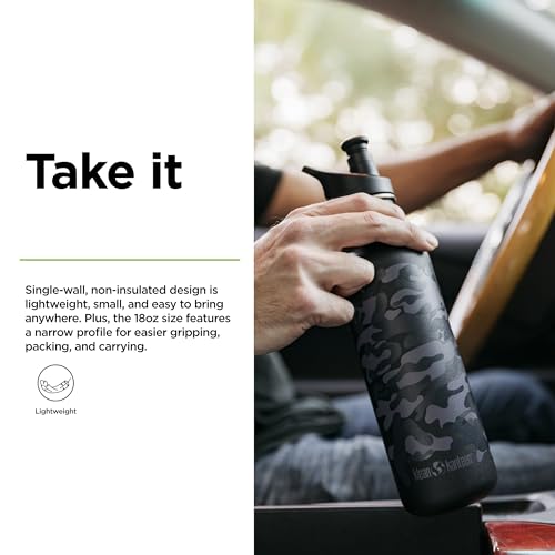 Klean Kanteen Classic Narrow Deckel Black Camo 532 ml - Image 3
