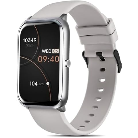 FITVII Fitness Tracker, Heart Rate Blood Pressure Monitor Activity Tracker, 1.57'' Touch Screen Calorie Step Counter IP68 Waterproof Watch with Weather Sleep Monitor Music Control Cover
