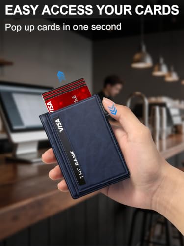 Image of Wallet for Men RFID Blocking Minimalist Card Holder Wallet for 12-14 Cards