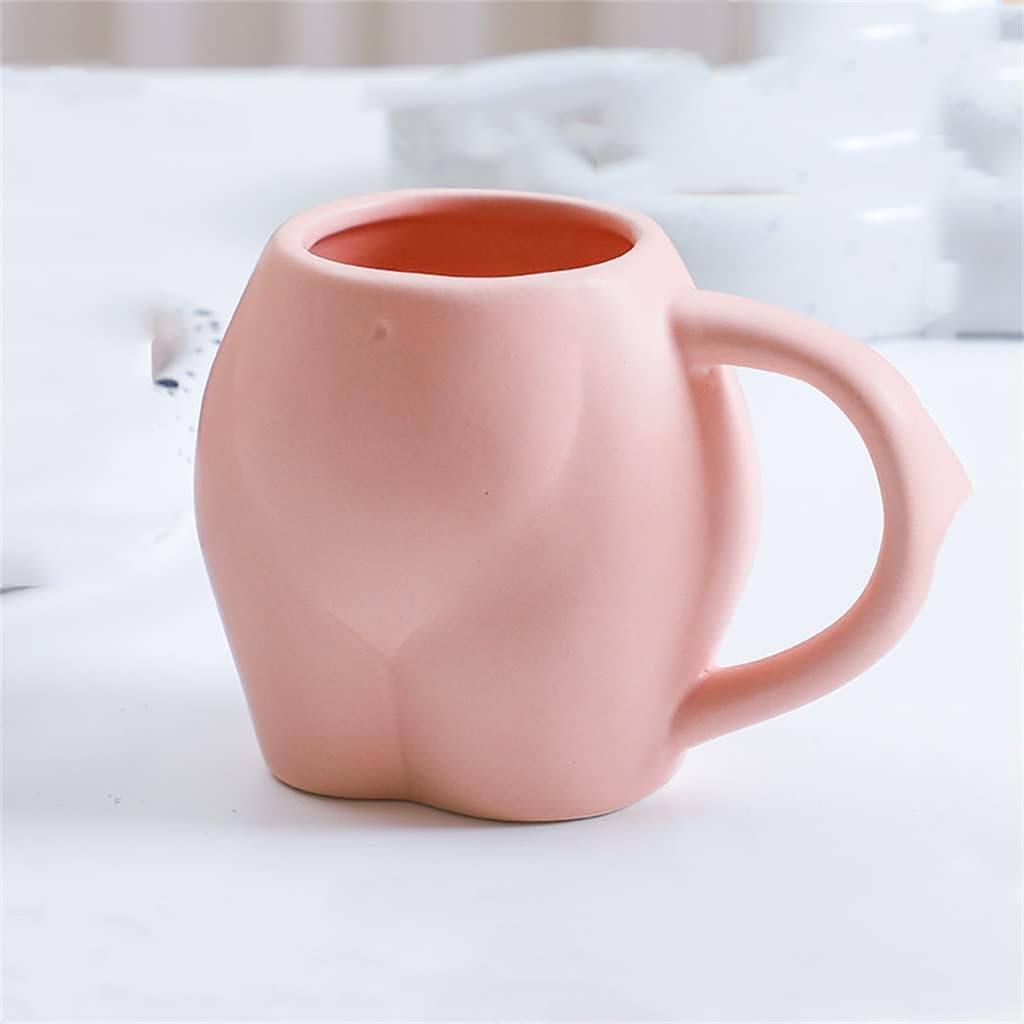 Ceramic cup milk coffee Mug abstract Body shapee Home Decoration(Onecolor)