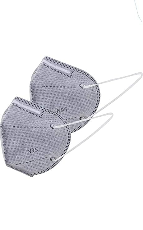 Image of MEELANA Anti Pollution 5 Layer Non Woven Fabric N95 Reusable Mask for Unisex