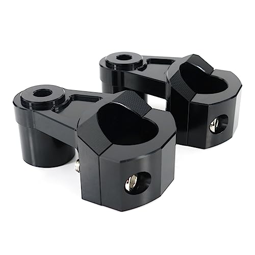 Rehausseurs de guidon XV19 32mm pour soulager le dos en moto noir