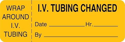 Centurion Nursing IV Tubing Labels