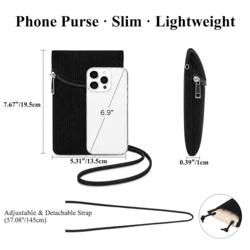 Image of Small Crossbody Women Cell Phone Purse Wallet Bag With Shoulder Strap