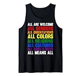 Alle Geschlechtsvielfalt sind willkommen Tank Top