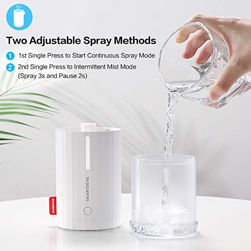 SmartDevil Mini Humidifier, 280ml Small Desk
