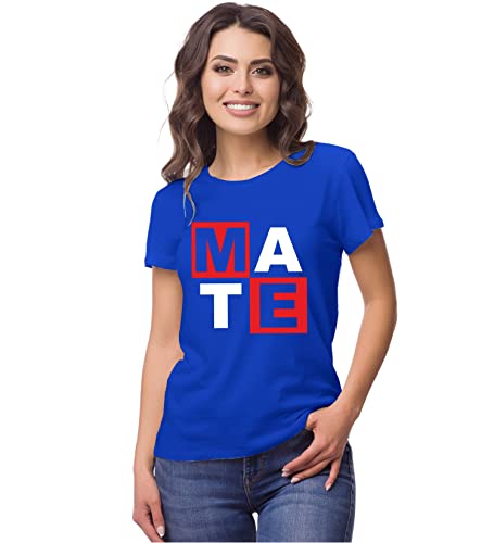 Image of Hangout Hub HH7 Men's & Women's Round Neck Cotton T-Shirt-Soul Mate-Pack of 2-Couple T-Shirts