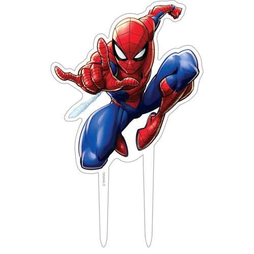Amscan Spider-Man Webbed Wonder Acrylic Cake Topper